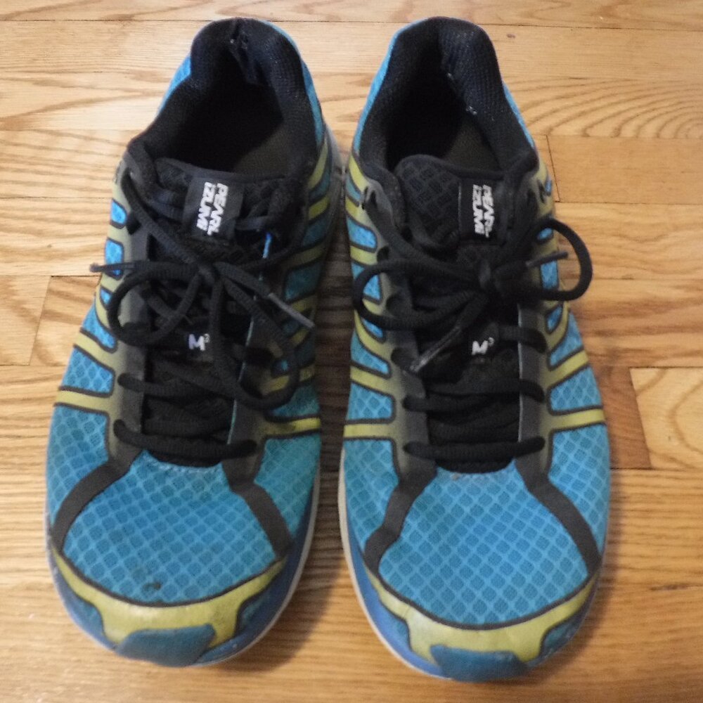 Pearl Izumi Mens M3 Size 11.5 Aqua Yellow Road Running Shoes